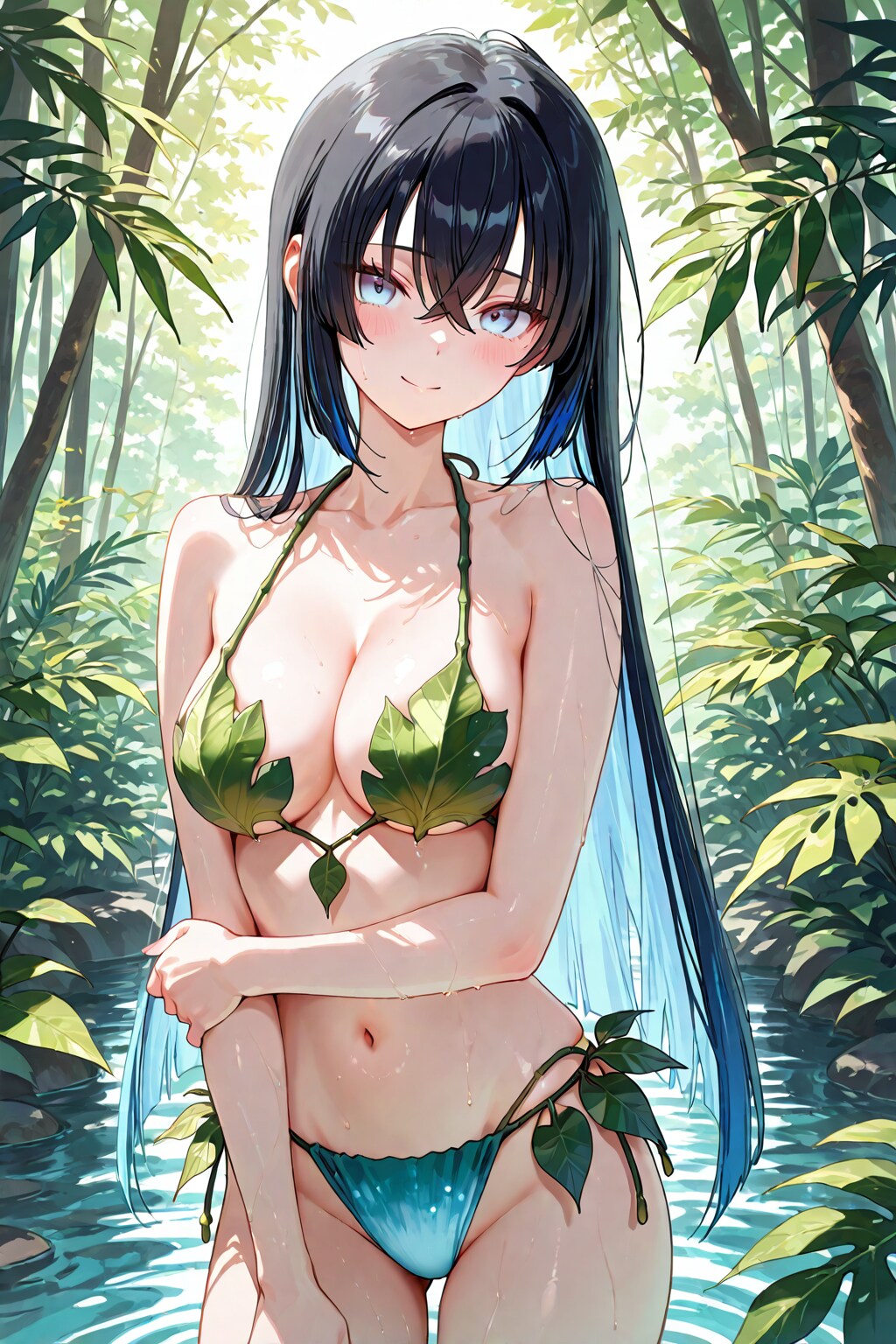 葉っぱビキニ