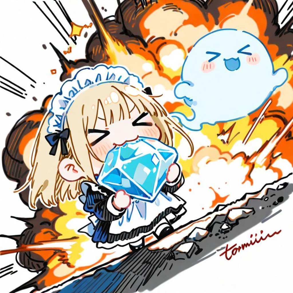 ( >ω<)掘りたてのダイアモンド美味ぇぇぇ！💎✨✨