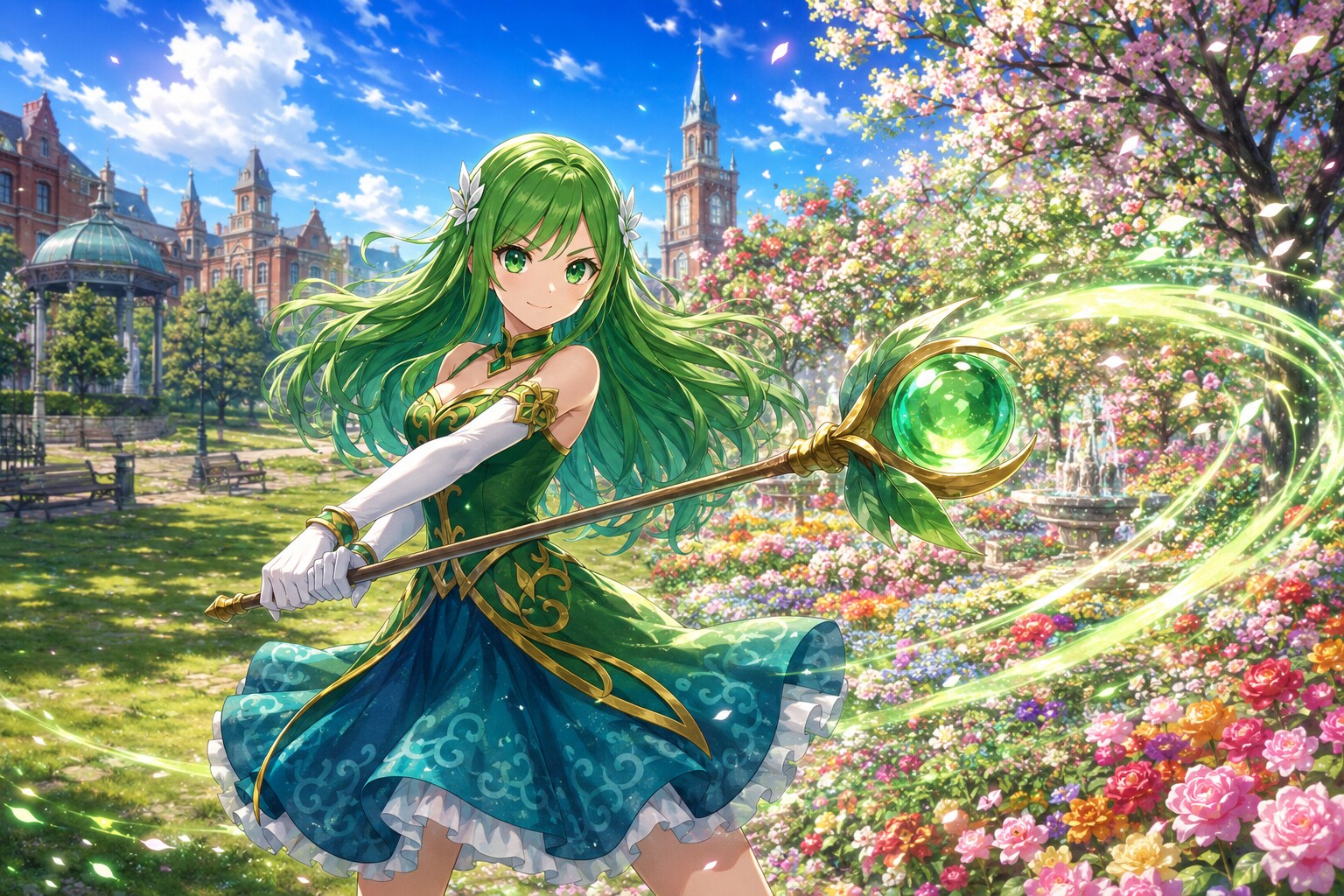 花の魔法