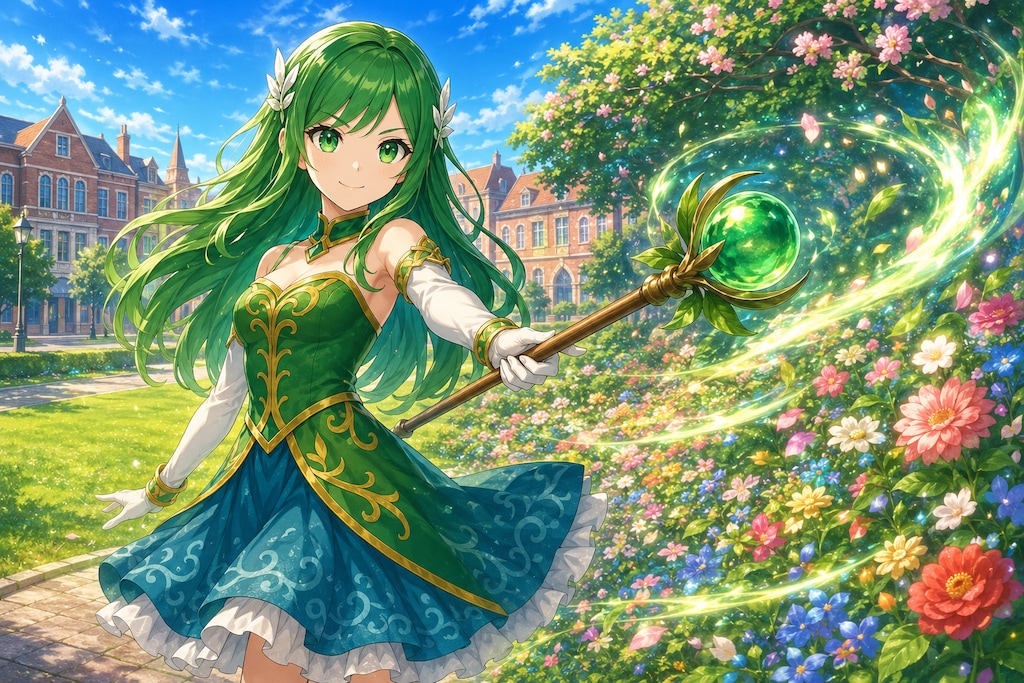 花の魔法