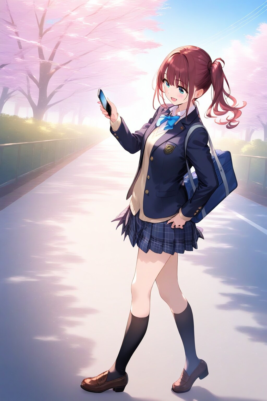 歩きスマホは、キケンです！ | の人気AIイラスト・グラビア