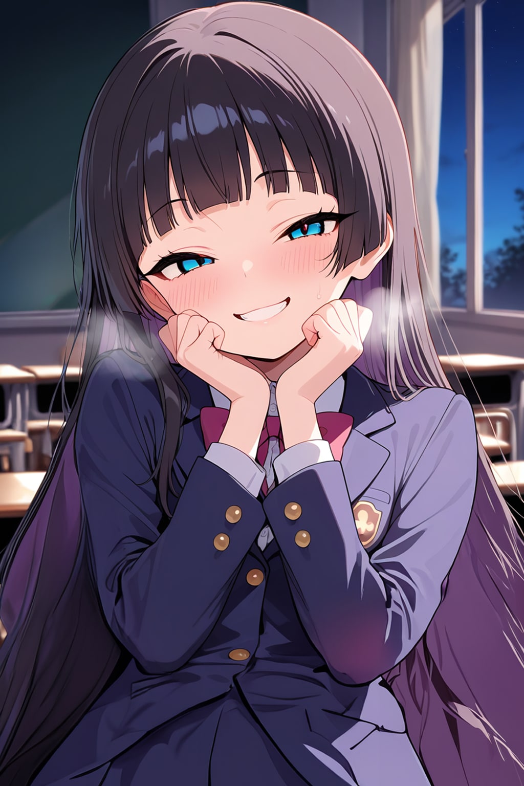 お嬢様　制服 | の人気AIイラスト・グラビア