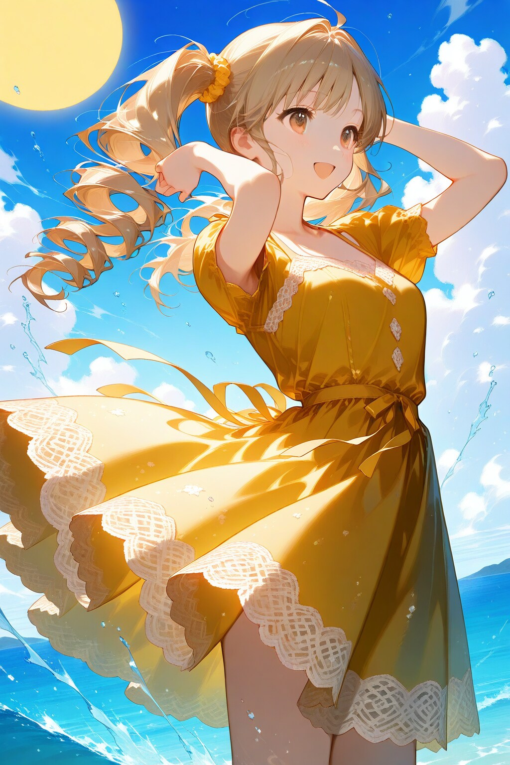 サンドレス | の人気AIイラスト・グラビア