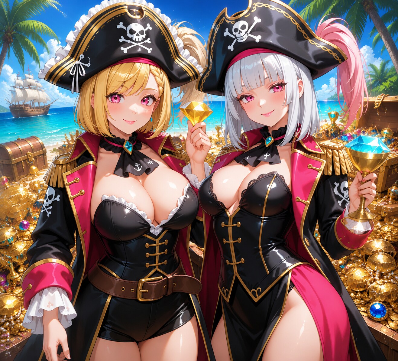 神楽海賊団リーシャとアイシャ