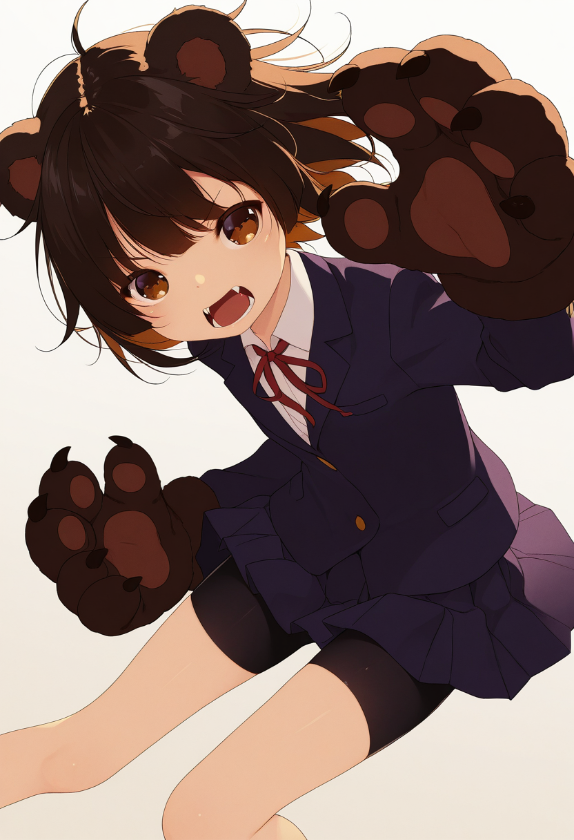 子熊娘ちゃん | の人気AIイラスト・グラビア