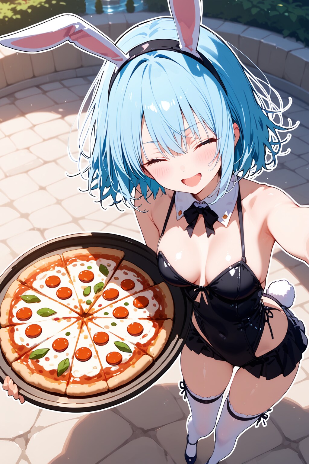 ピザどうぞ～♪
