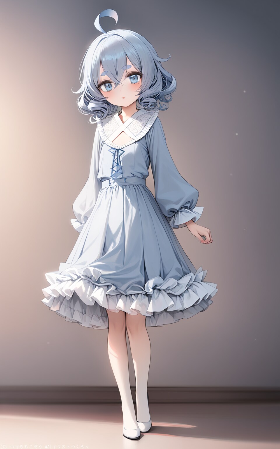髪型作りで作った画像です
