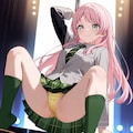 千早愛音がポールダンスしてパンチラ 3枚目