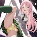 千早愛音がポールダンスしてパンチラ 6枚目