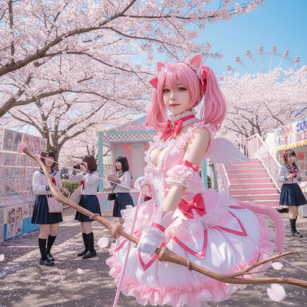 ももツイにゃん。魔法少女