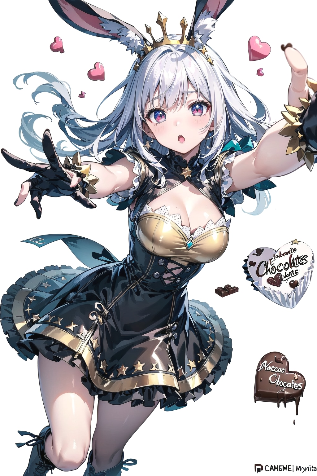 みみのチョコレート、受け取ってほしいのです💕🐰🍫