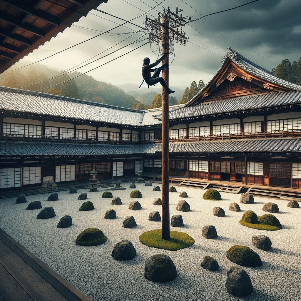 電柱でござる。