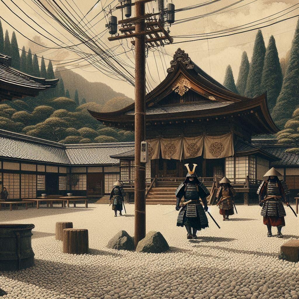 電柱でござる。