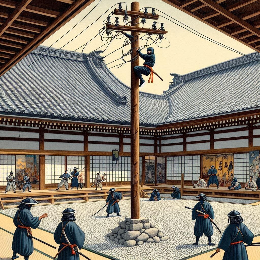 電柱でござる。