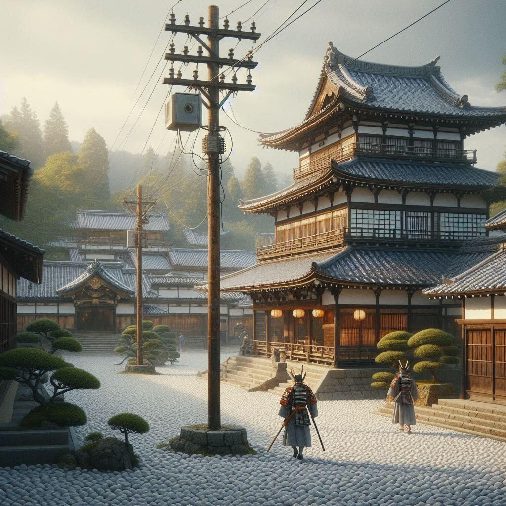 電柱でござる。