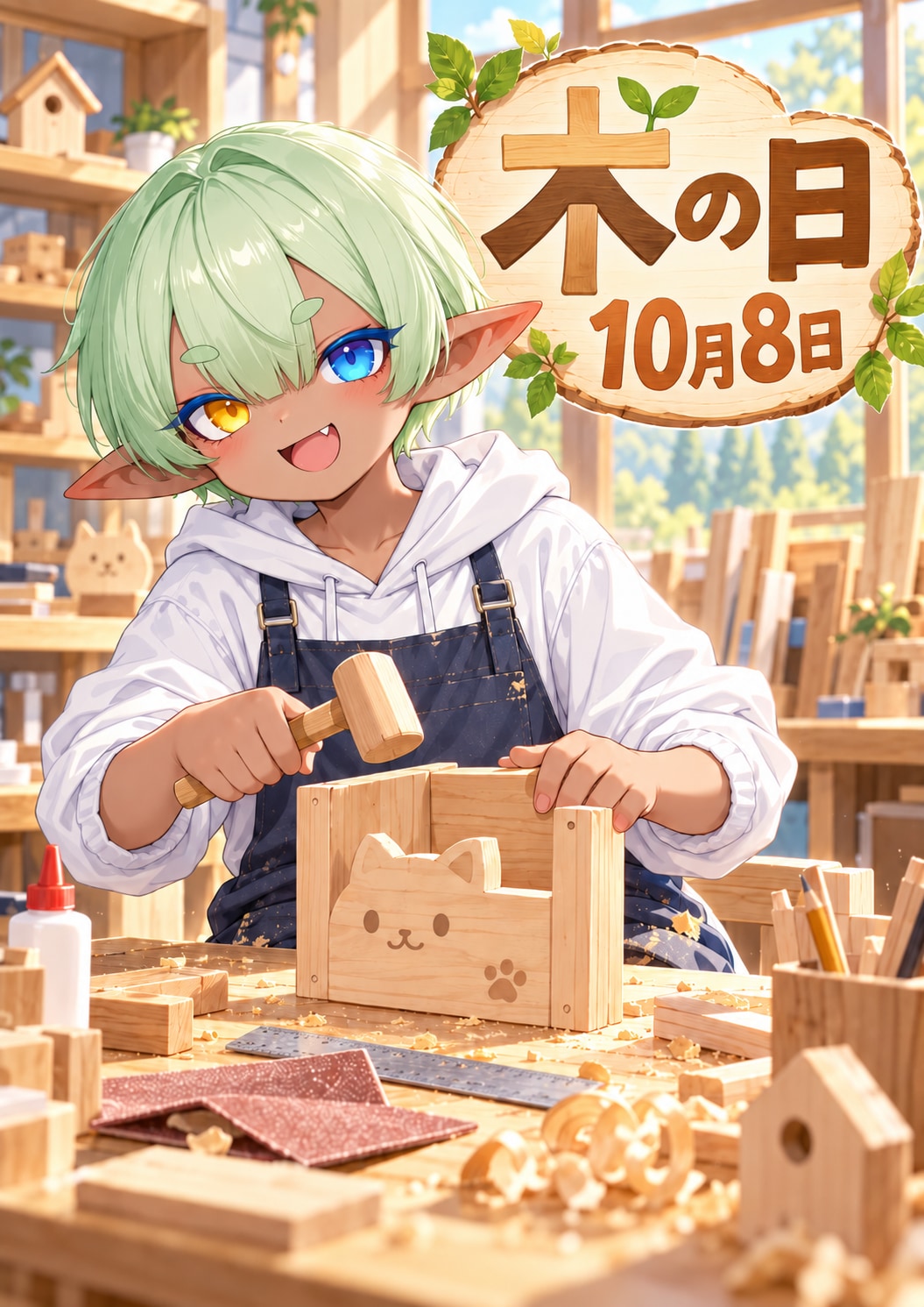 [今日は何の日 10/8] 木の日 | の人気AIイラスト・グラビア
