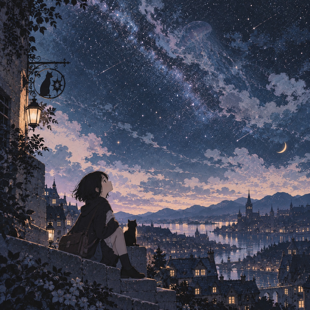 宇宙の海月 | の人気AIイラスト・グラビア