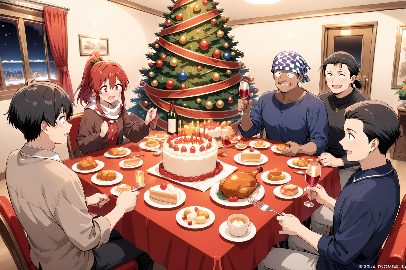 クリスマスパーティー | の人気AIイラスト・グラビア