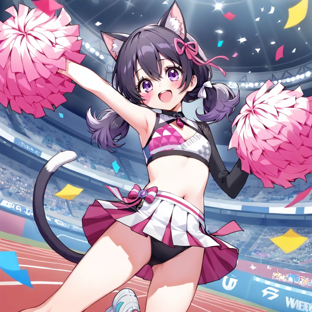 チアガール猫娘