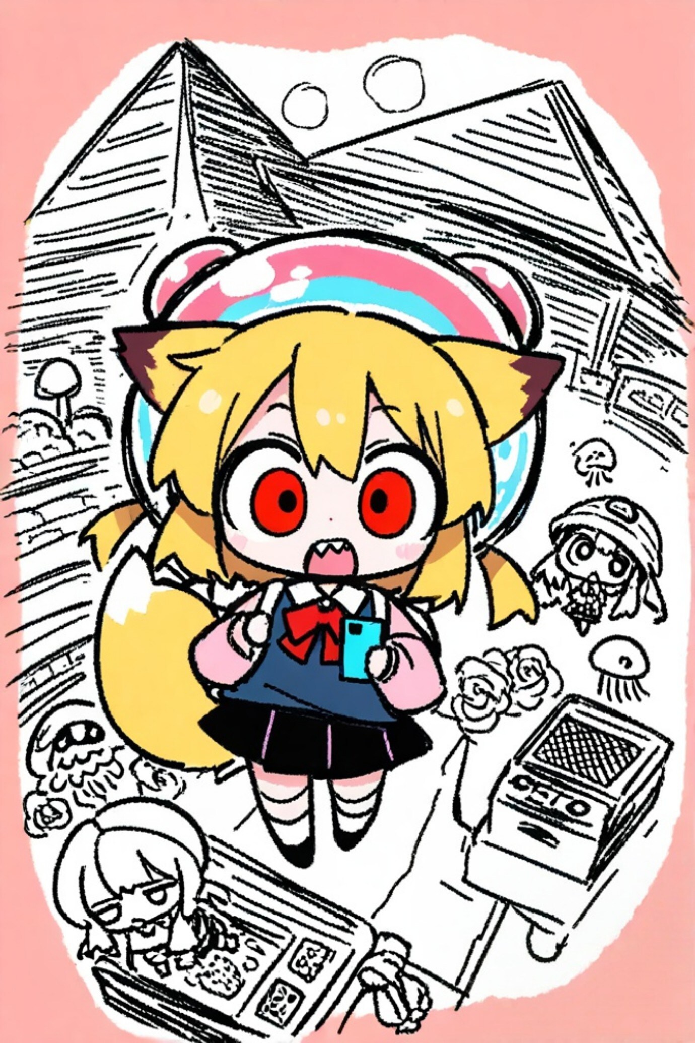 キツネっ娘の金髪ちゃん | の人気AIイラスト・グラビア