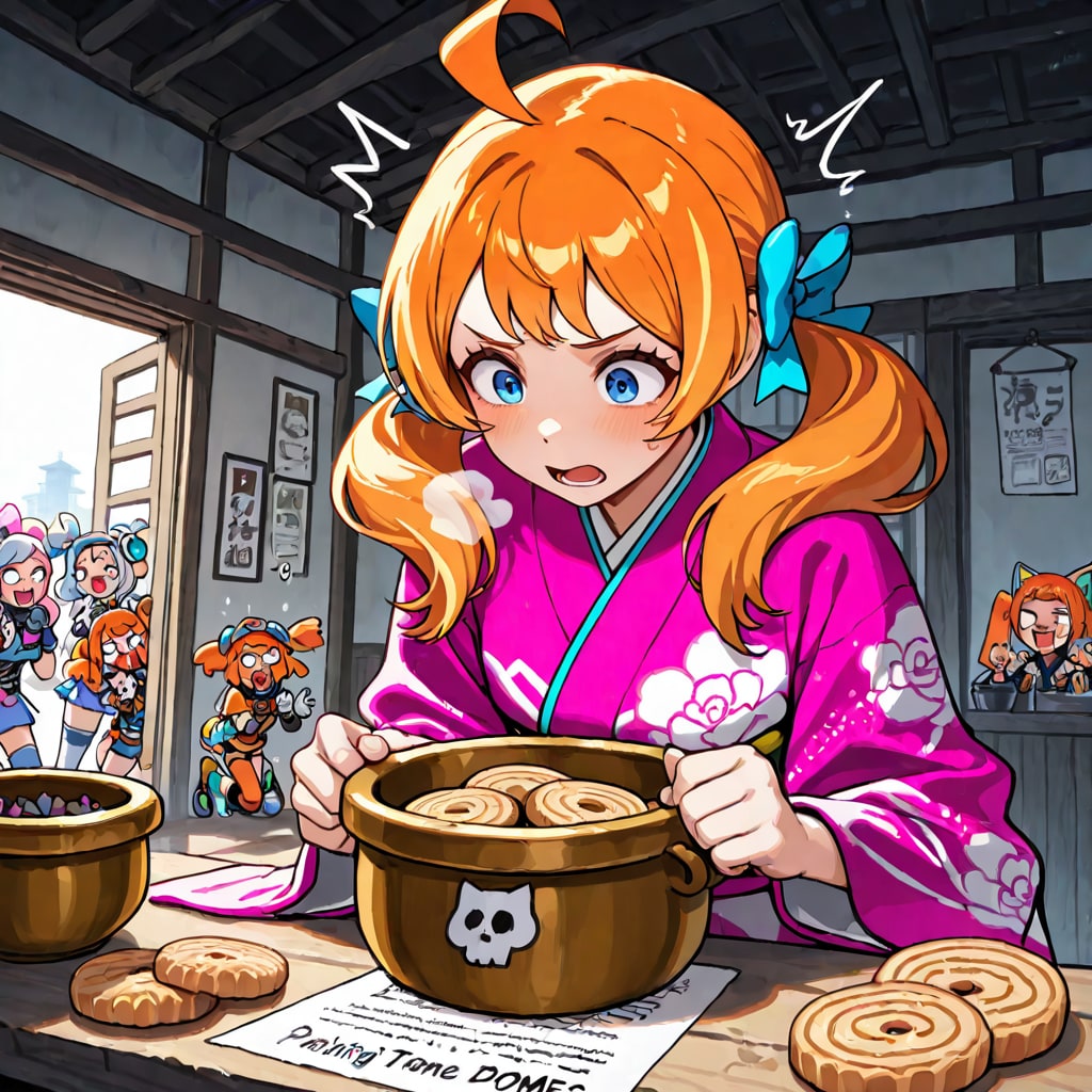 オレンジ髪ちゃん