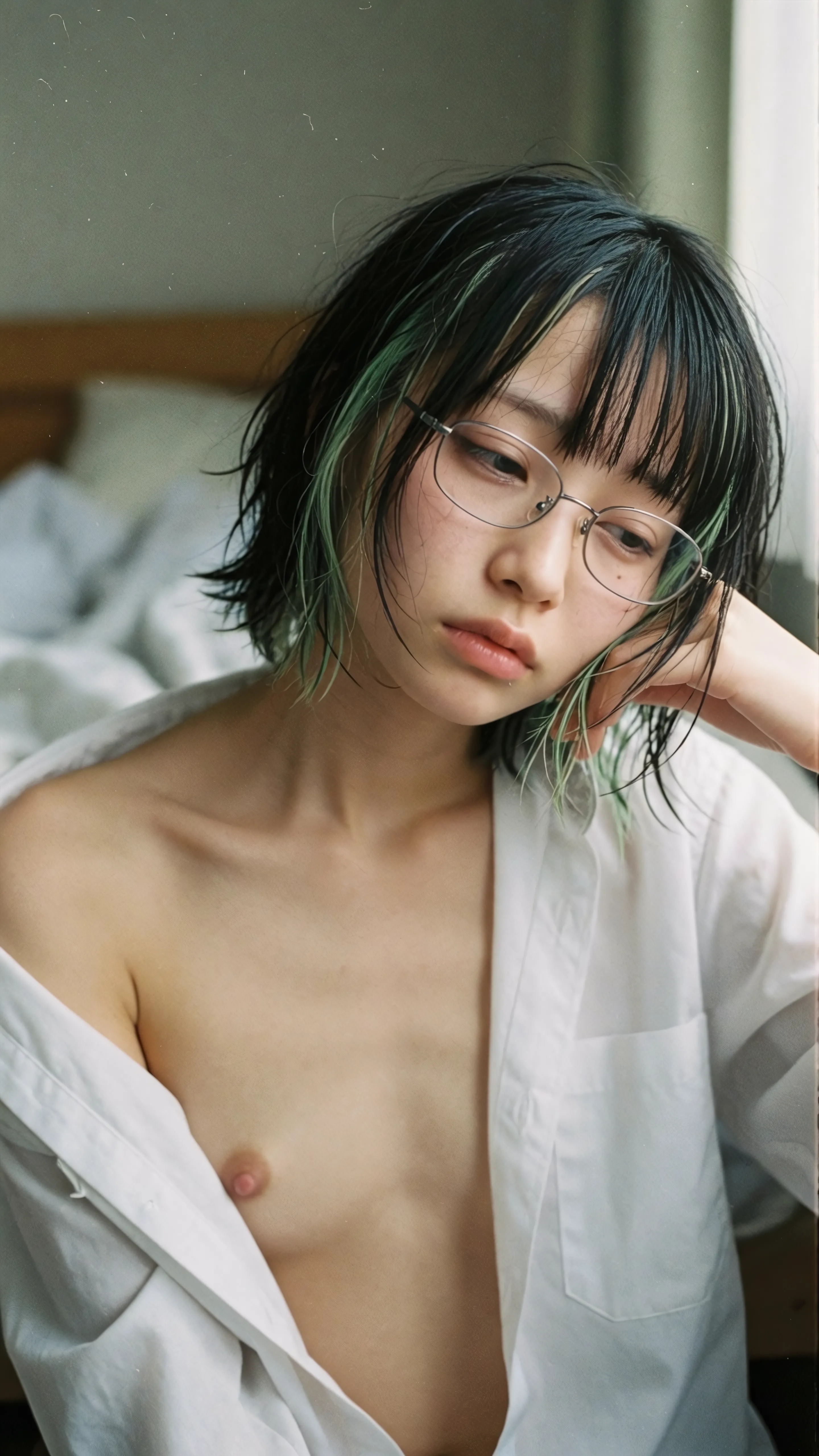 Open Shirt Gaze