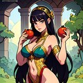 ザクロを味わう女神 3枚目