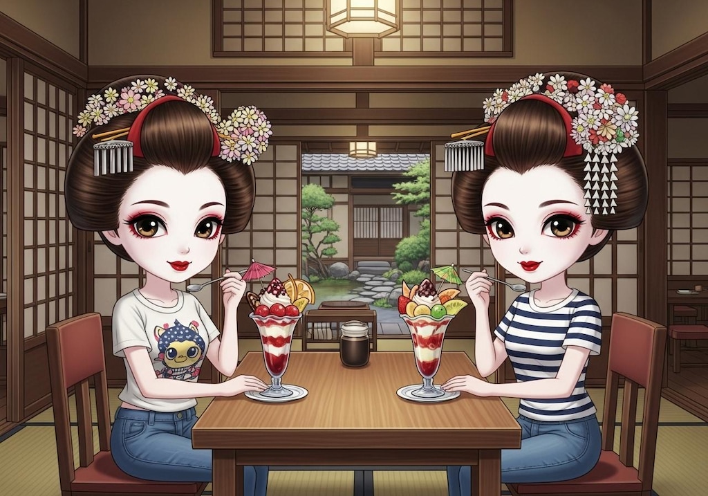 舞妓さんのフリータイム