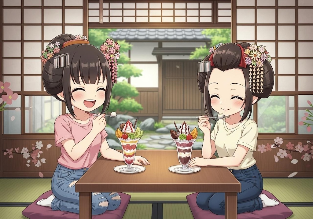 舞妓さんのフリータイム