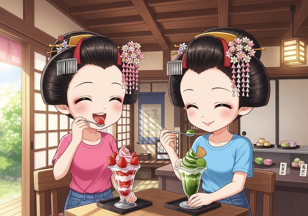 舞妓さんのフリータイム