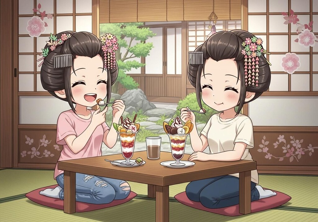 舞妓さんのフリータイム