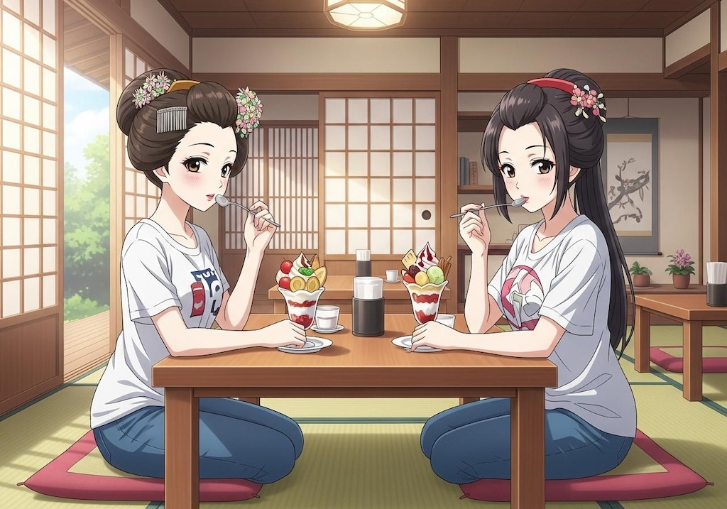 舞妓さんのフリータイム