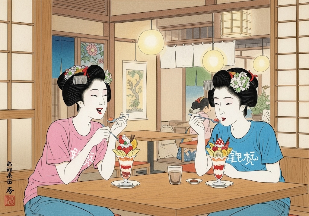 舞妓さんのフリータイム