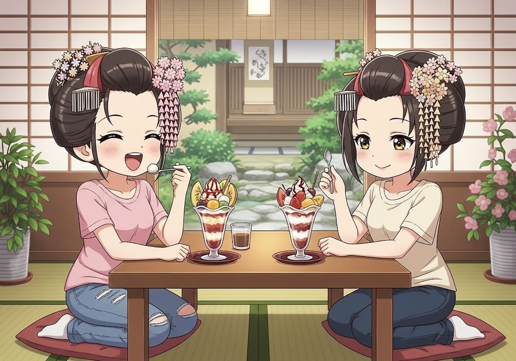 舞妓さんのフリータイム