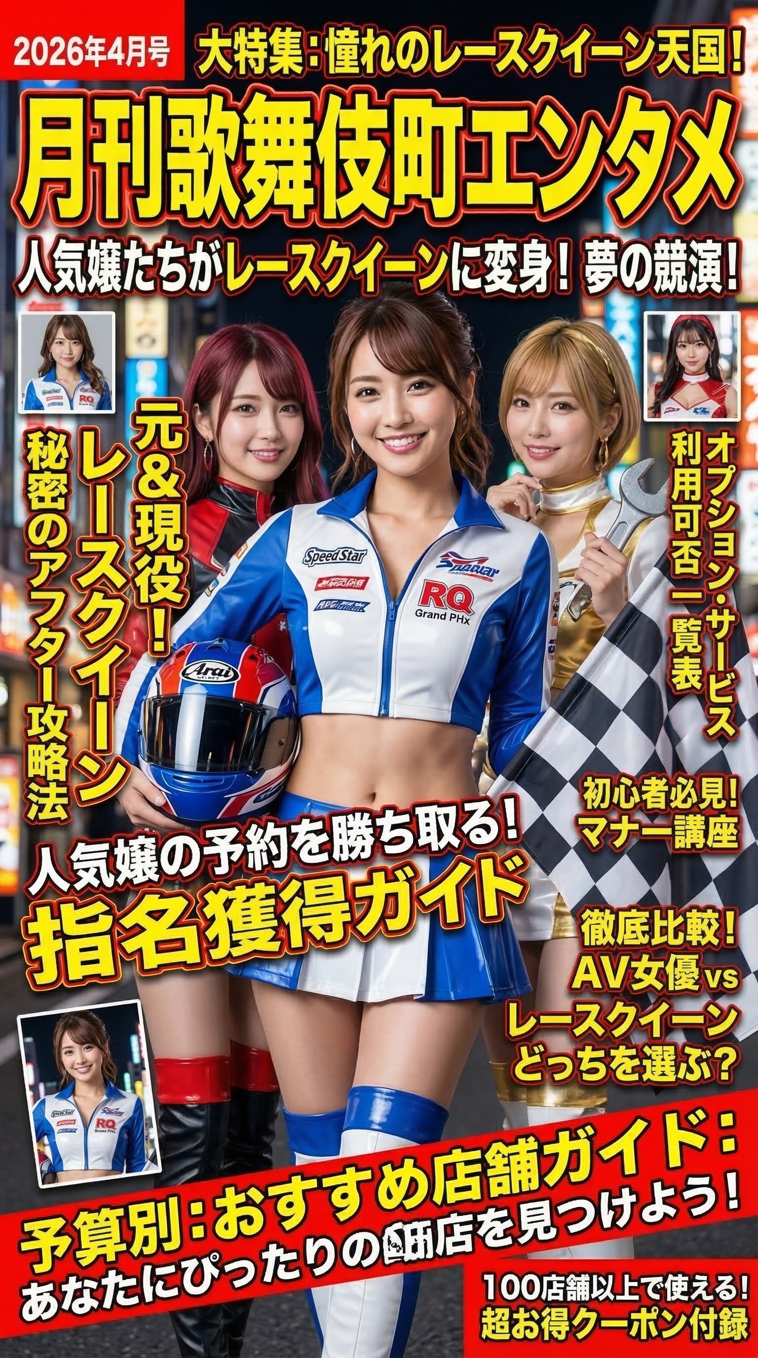 RQ風俗店情報誌表紙
