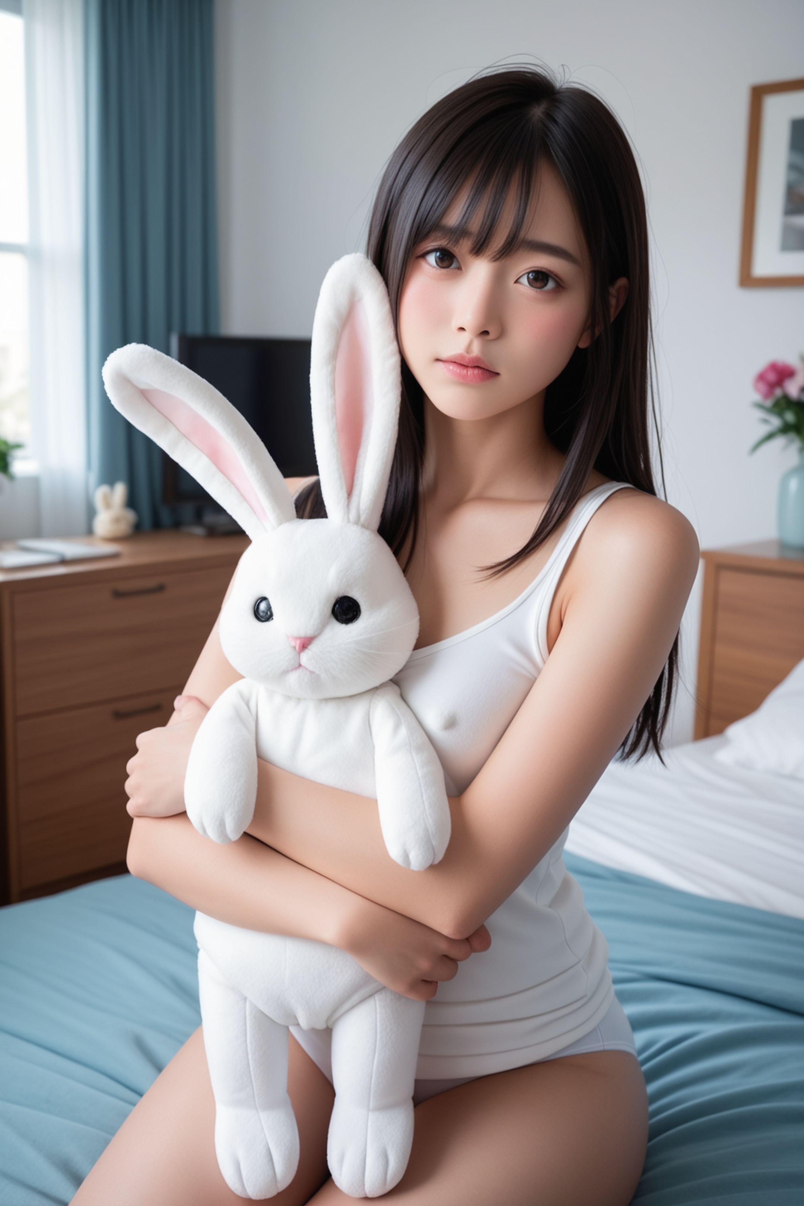 Pale blueな部屋の素敵な住人