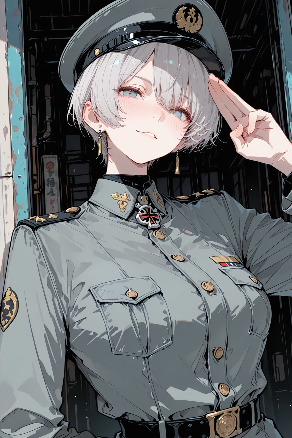 「おっはよー、准尉くぅーん。」
