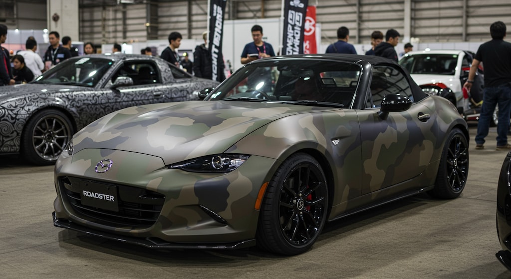 迷彩柄ロードスター