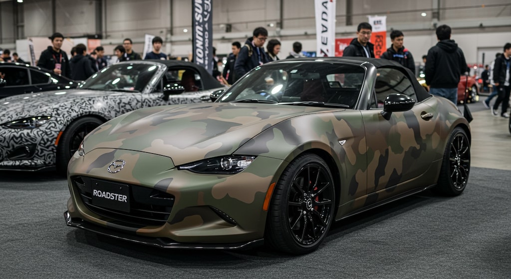 迷彩柄ロードスター