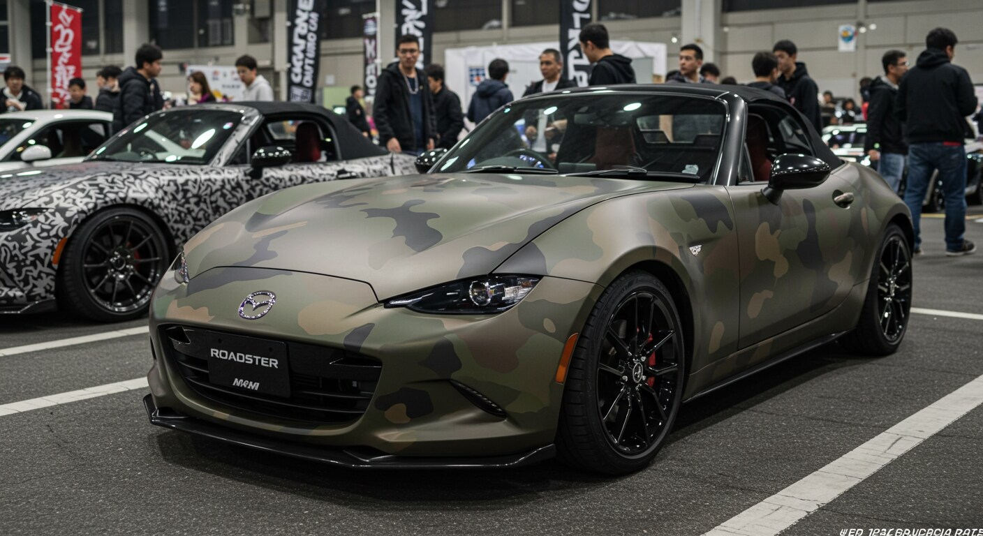 迷彩柄ロードスター | の人気AIイラスト・グラビア