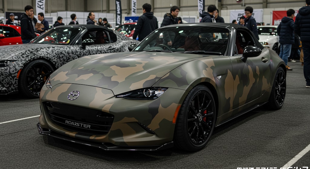 迷彩柄ロードスター