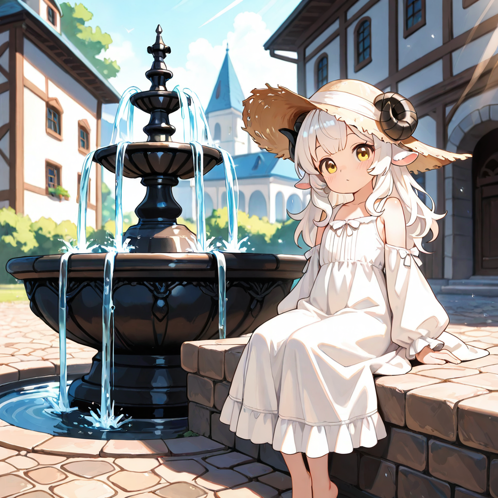 今日は噴水の日 | の人気AIイラスト・グラビア