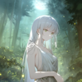 A serene twilight scene set in a magical 4枚目