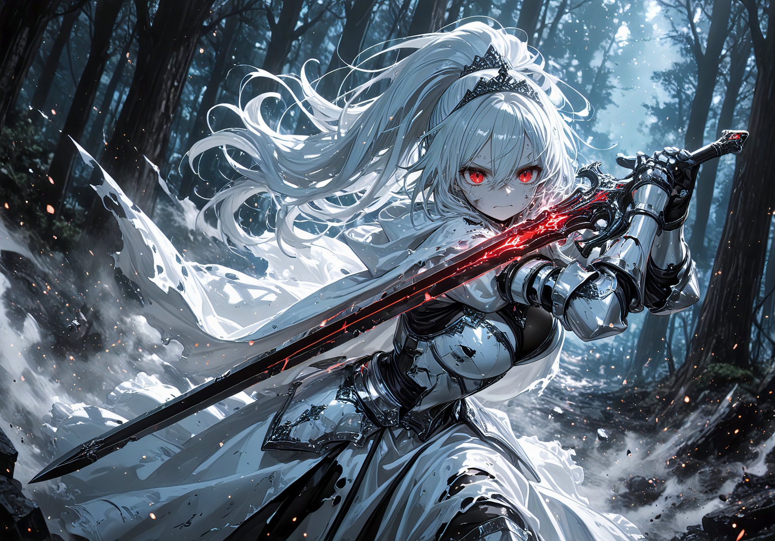 戦場を駆ける姫騎士