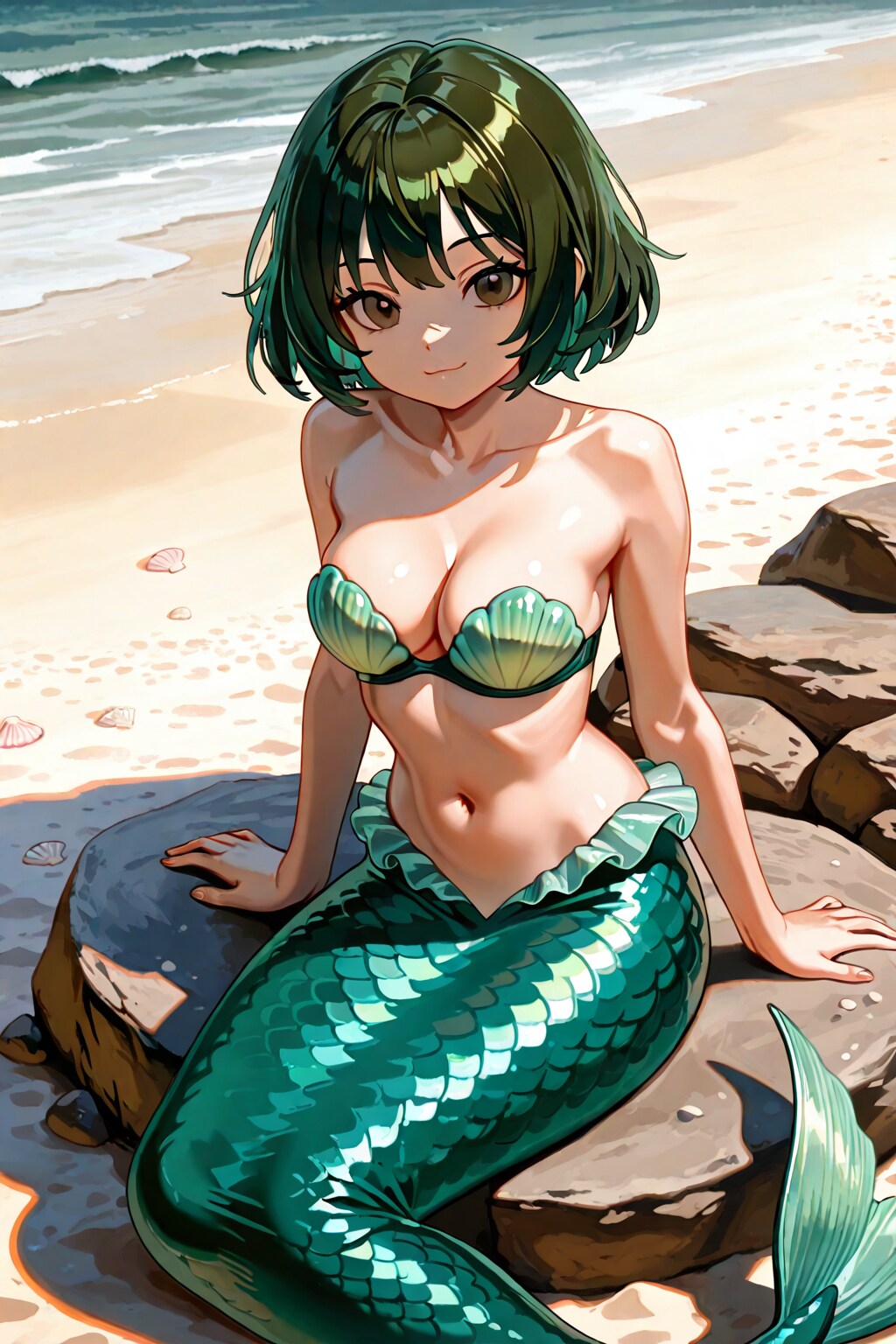 人魚を見つけた真夏のある日