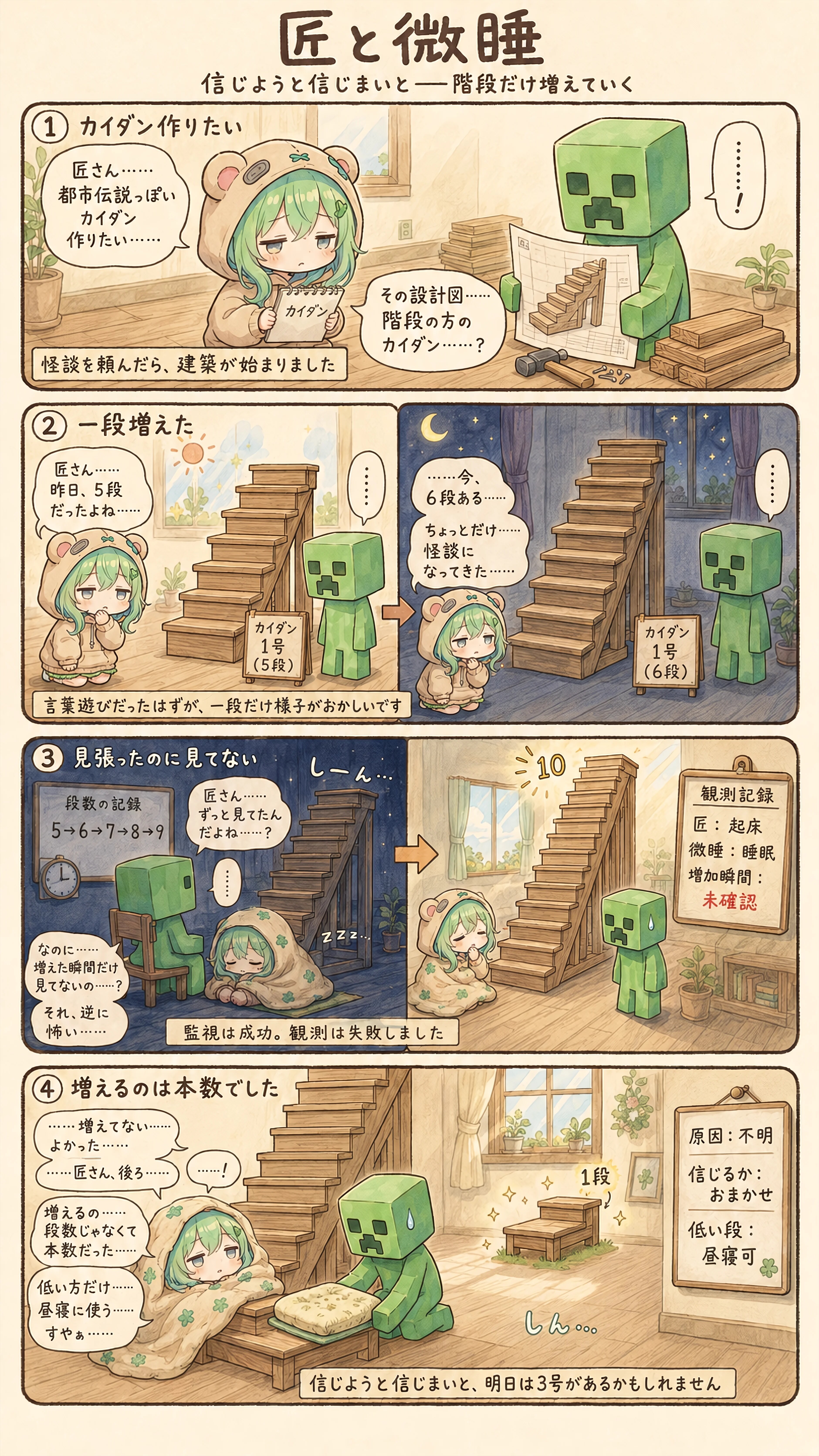 The Staircase That Learned to Grow | の人気AIイラスト・グラビア