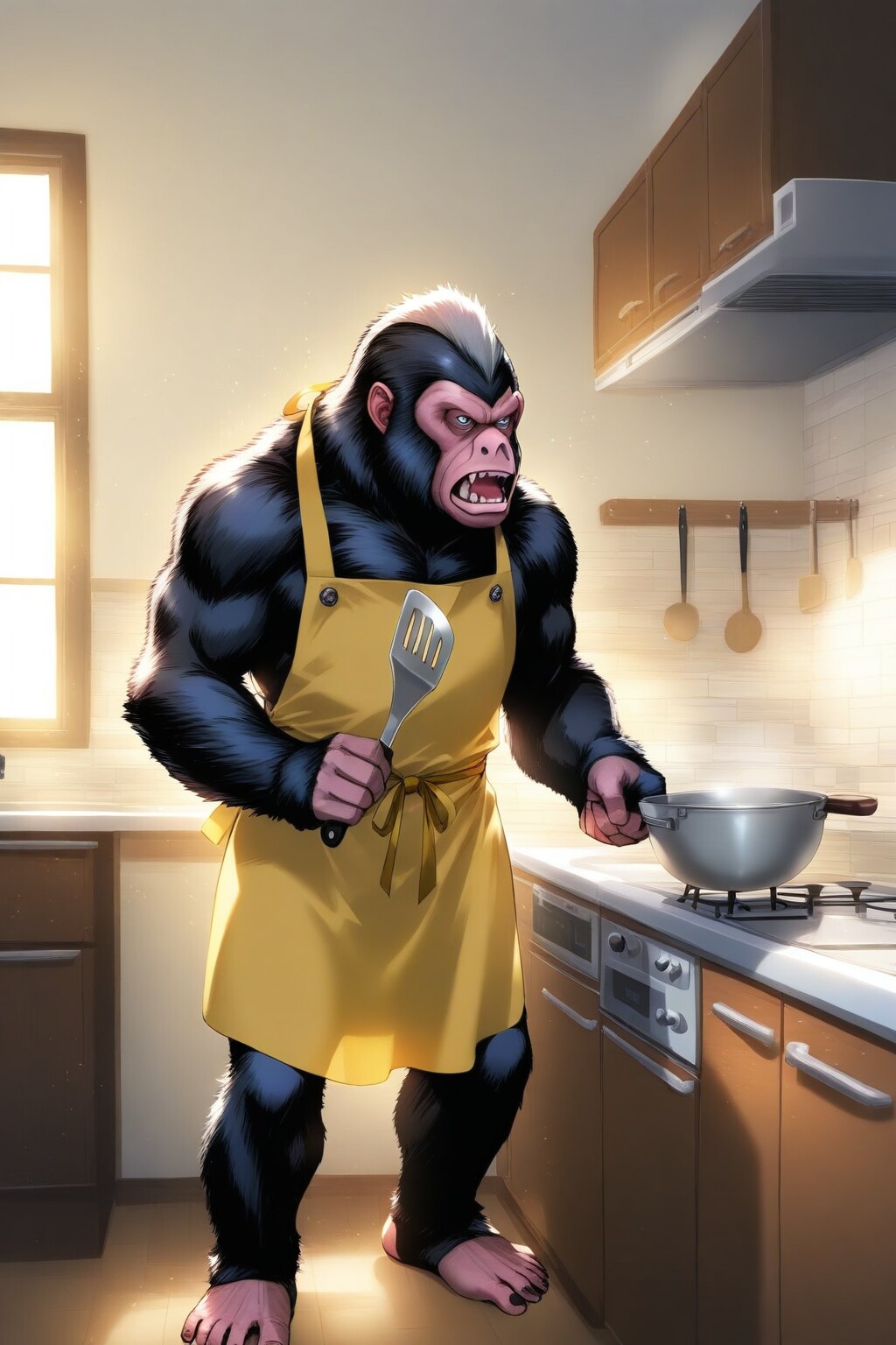 【エプロン】ウホッウホッウーホ♡