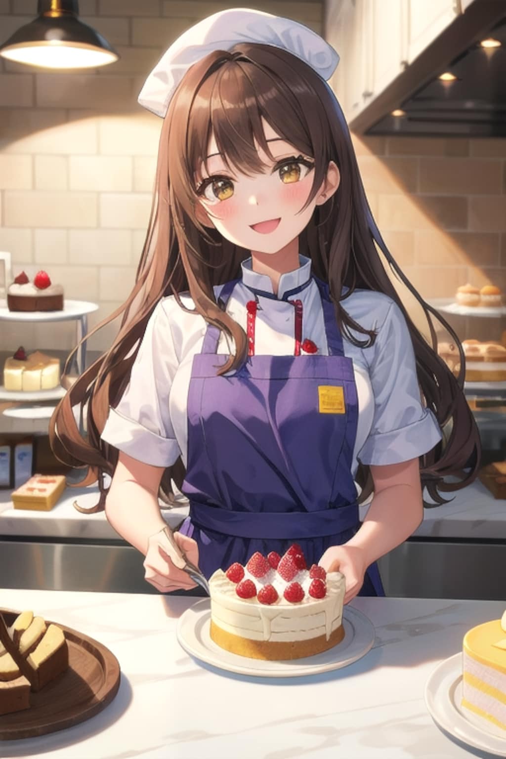 パティシエになってみた、なごちゃん🎂💛
