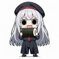 節分に恵方巻を頂くえらいこっちゃ嬢 2枚目