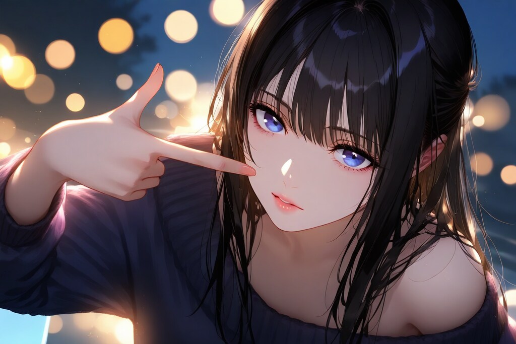 今日も「指フレーム」に挑戦